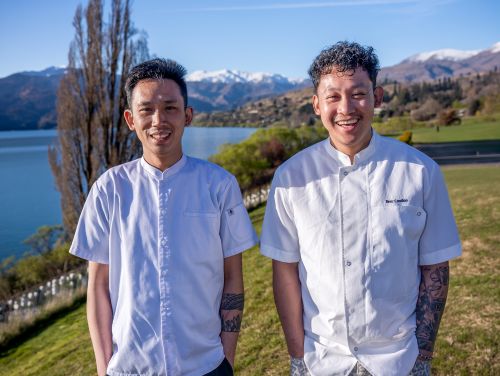Renz and Davin in Queenstown